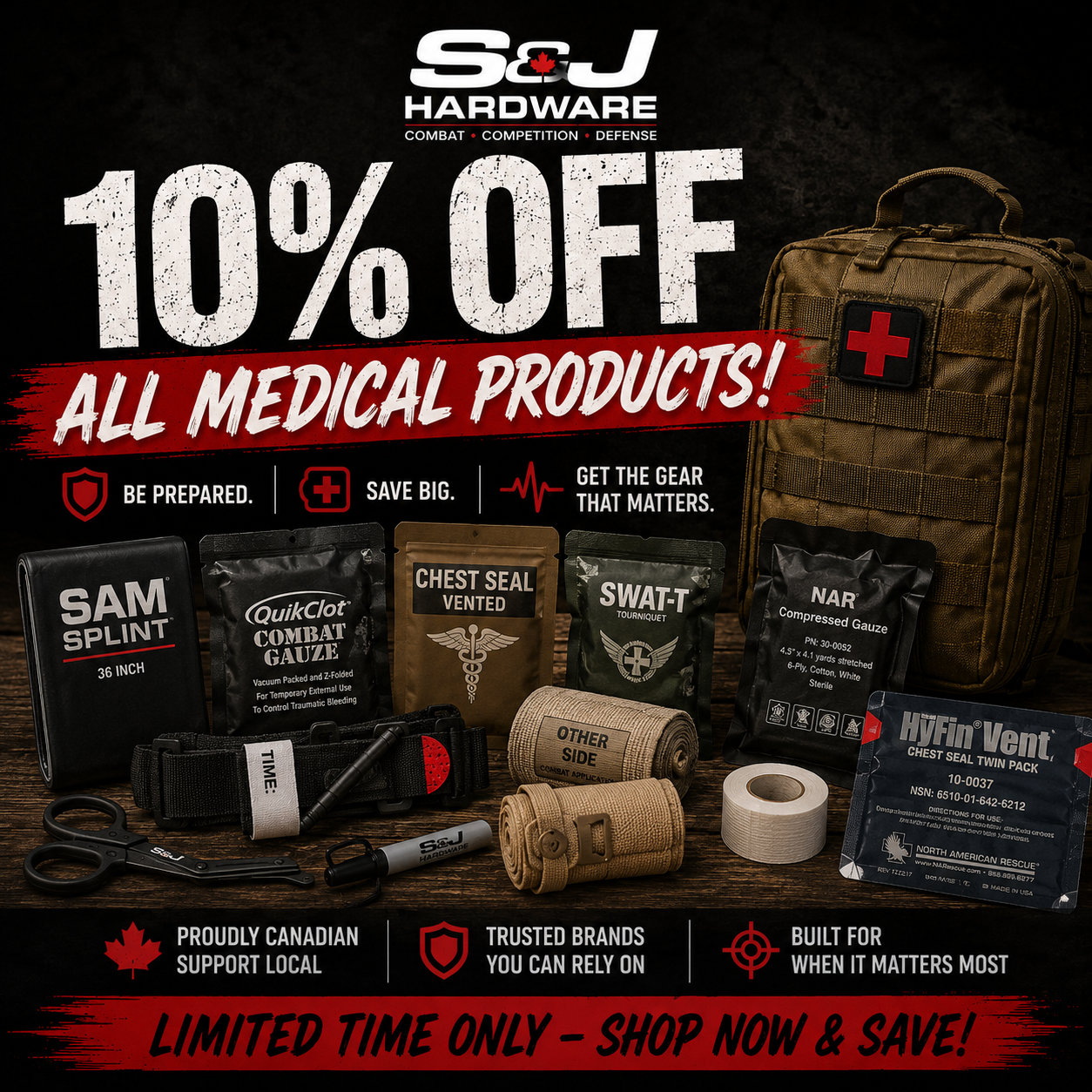 10% All Medical Products!